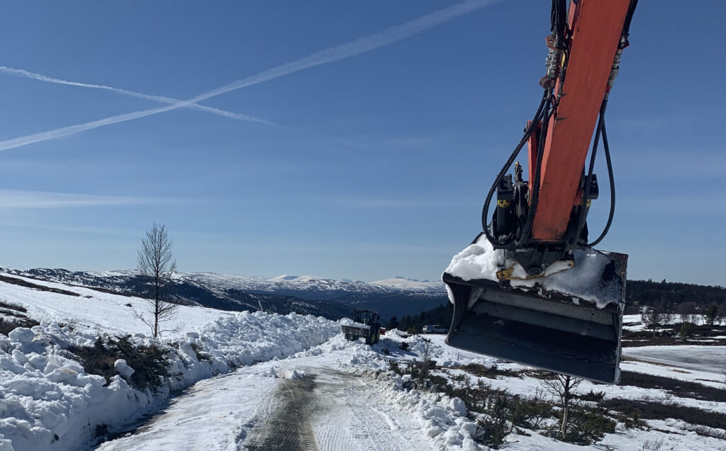 25 4 2025 2 Noen bilder fra brøytingen 2025